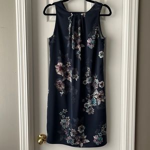 H&M Floral Satin Dress with Cutout in Back
